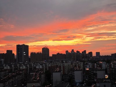 庐城晚霞